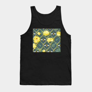 peony & bumblebee ogee Tank Top